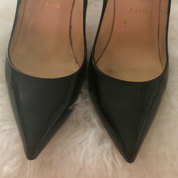 Christian Louboutin Pigalle 120 Black Patent - Picture 6 of 8